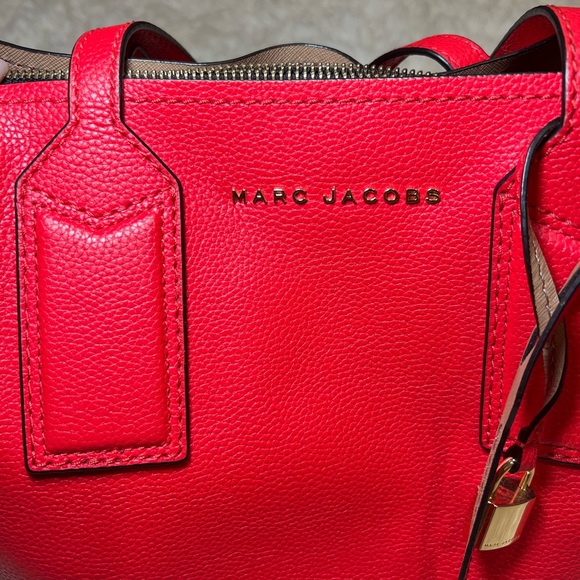 Red Marc Jacobs Handbag Purse Shoulder Bag - Picture 2 of 8